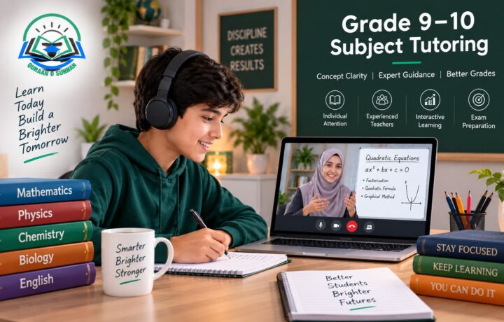 Grade 9–10 Subject Tutoring